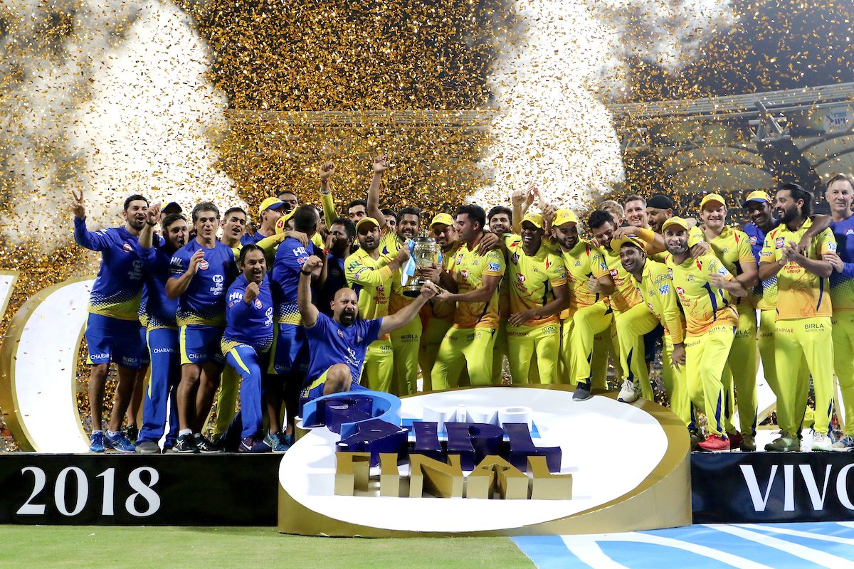 आईपीएल : सनराइज हैदराबाद को हराकर चेन्नै सुपर किंग्स बना चैंपियन। कप्तान धोनी जैसा कोई नहीं।